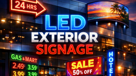 Led Exterior Signage