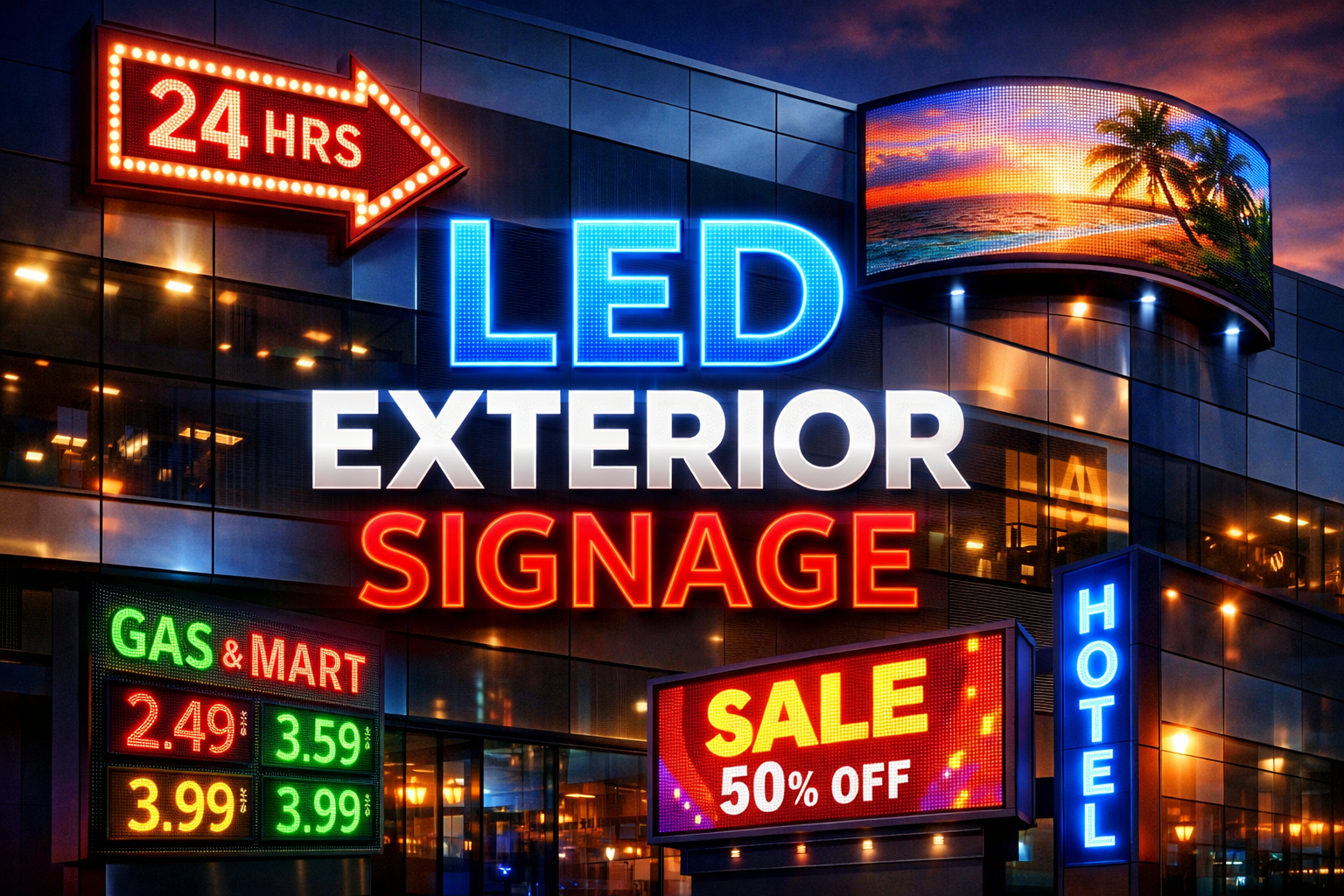 Led Exterior Signage